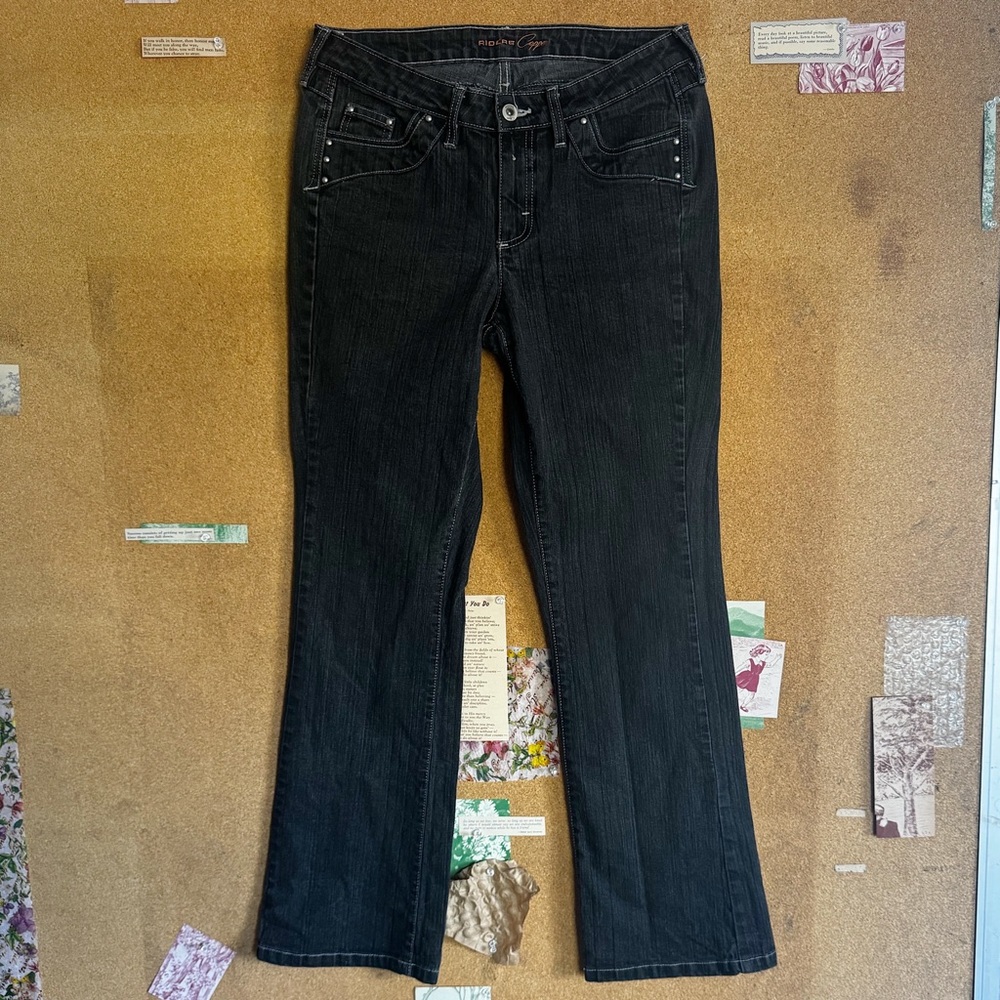Riders by Lee Women's Black Flare Jeans